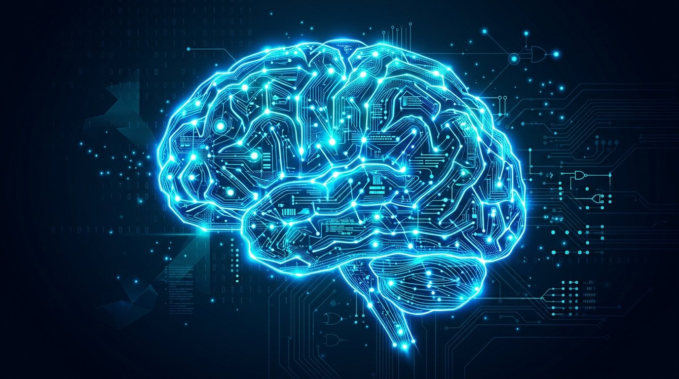 Neural connections brain illustration representing machine learning agents